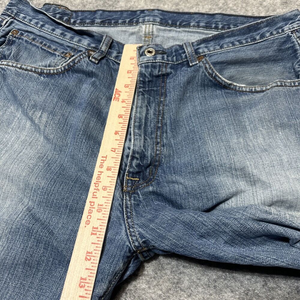 Vintage Ralph Lauren Ashmore Original Fit Distressed Jeans Men's Size 38x32 Blue - Picture 4 of 10